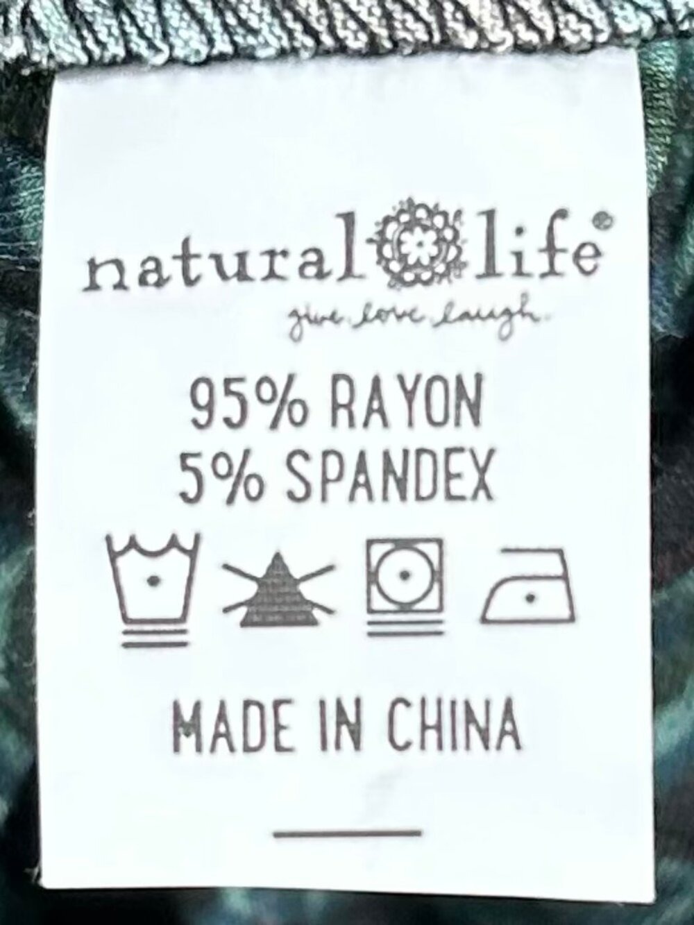 Natural Life NWT Green Blue Floral Soft Lightweight Dress Size S - Picture 7 of 11